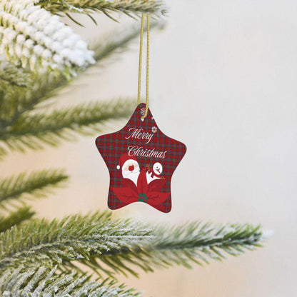 Custom Star Photo Ornament, Christmas Tree Decoration
