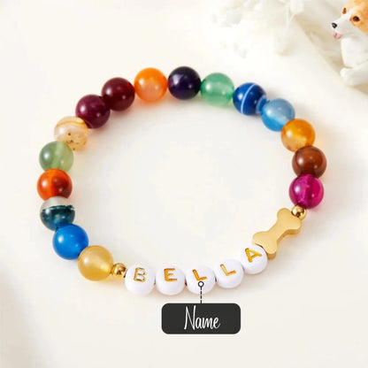 Pet Name Friendship Beaded Bracelet