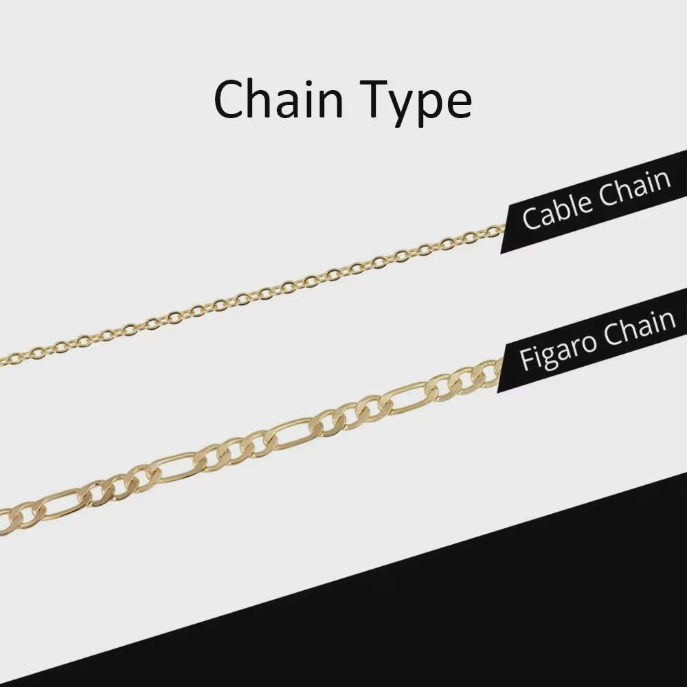 Personalized Gothic Name Necklace
