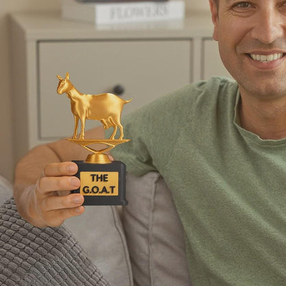 Personalized Funny GOAT Trophy