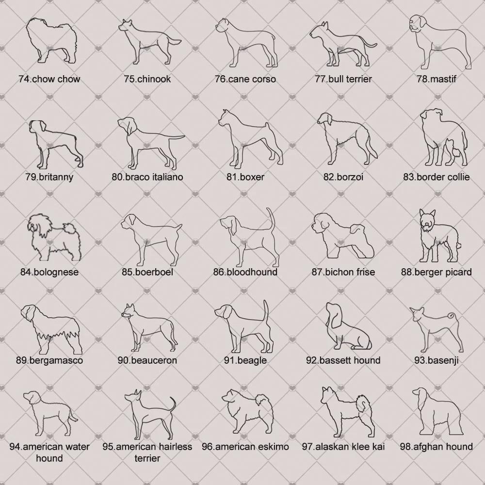 Personalized Dog Silhouette Wooden Tag with Santa Hat & Scarf