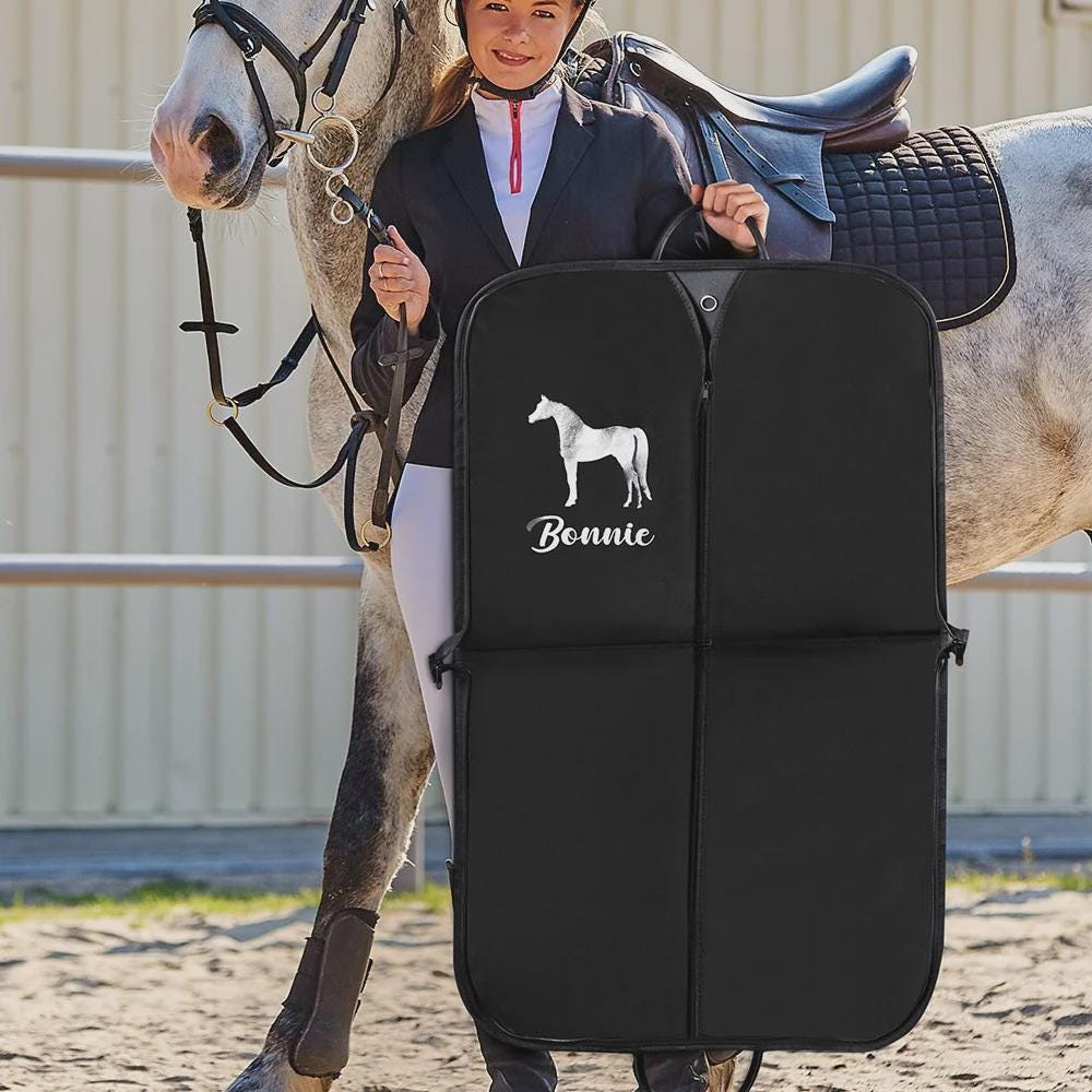 Custom Equestrian Garment Bag with Name