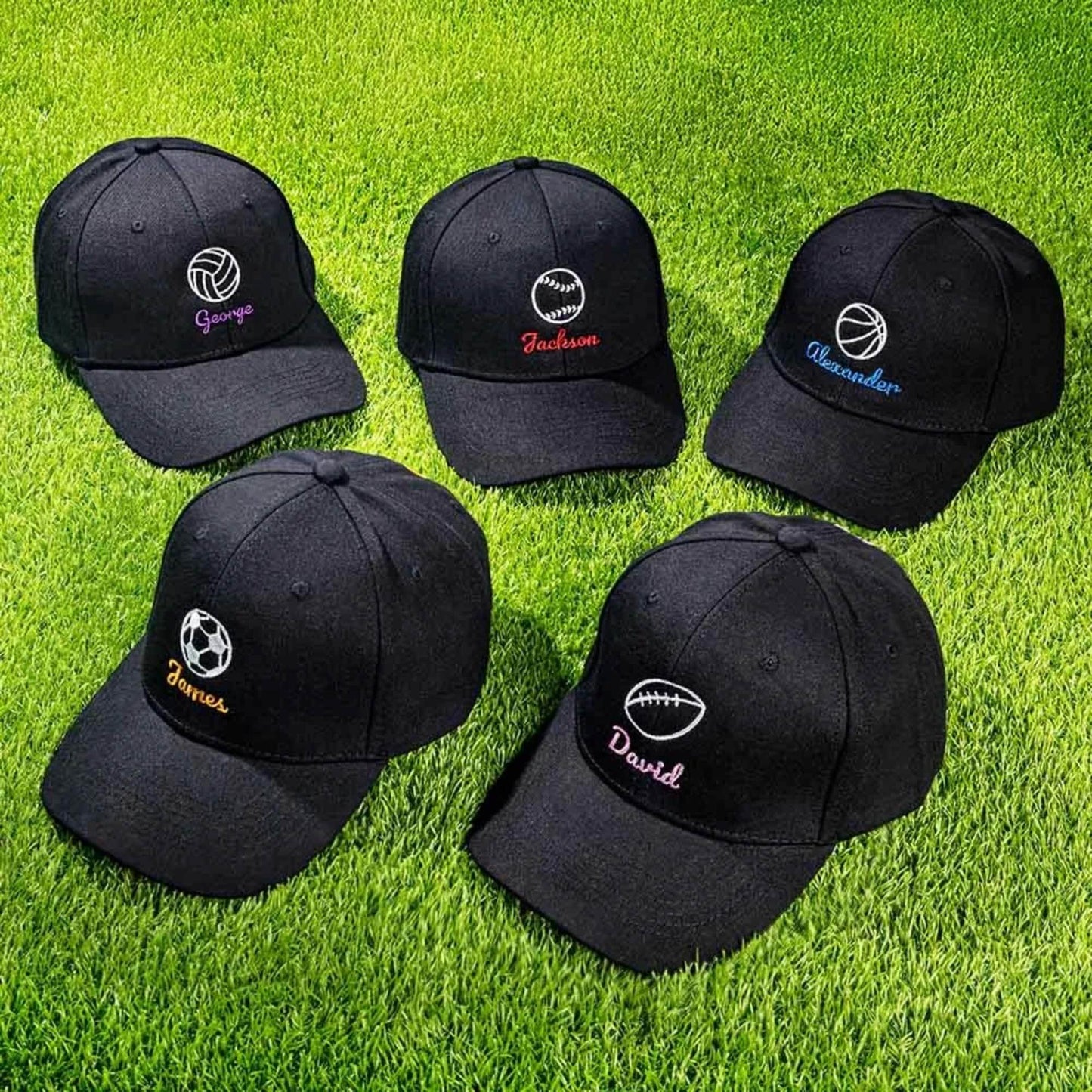 Custom Embroidered Sports Hat with Name & Number