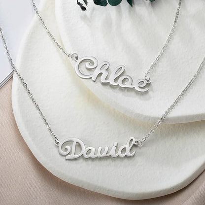 Custom Name Double Layer Necklace