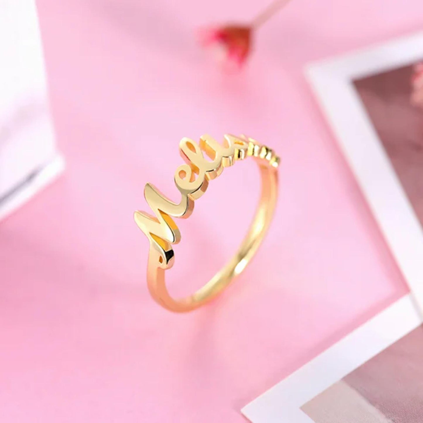 Custom Name Single Name Ring