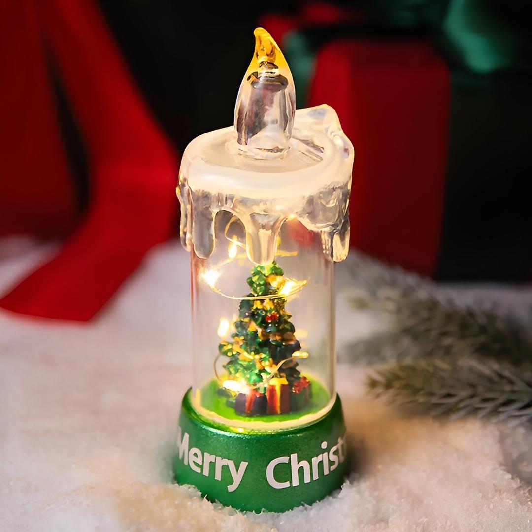 Custom Name Christmas Candle LED Light