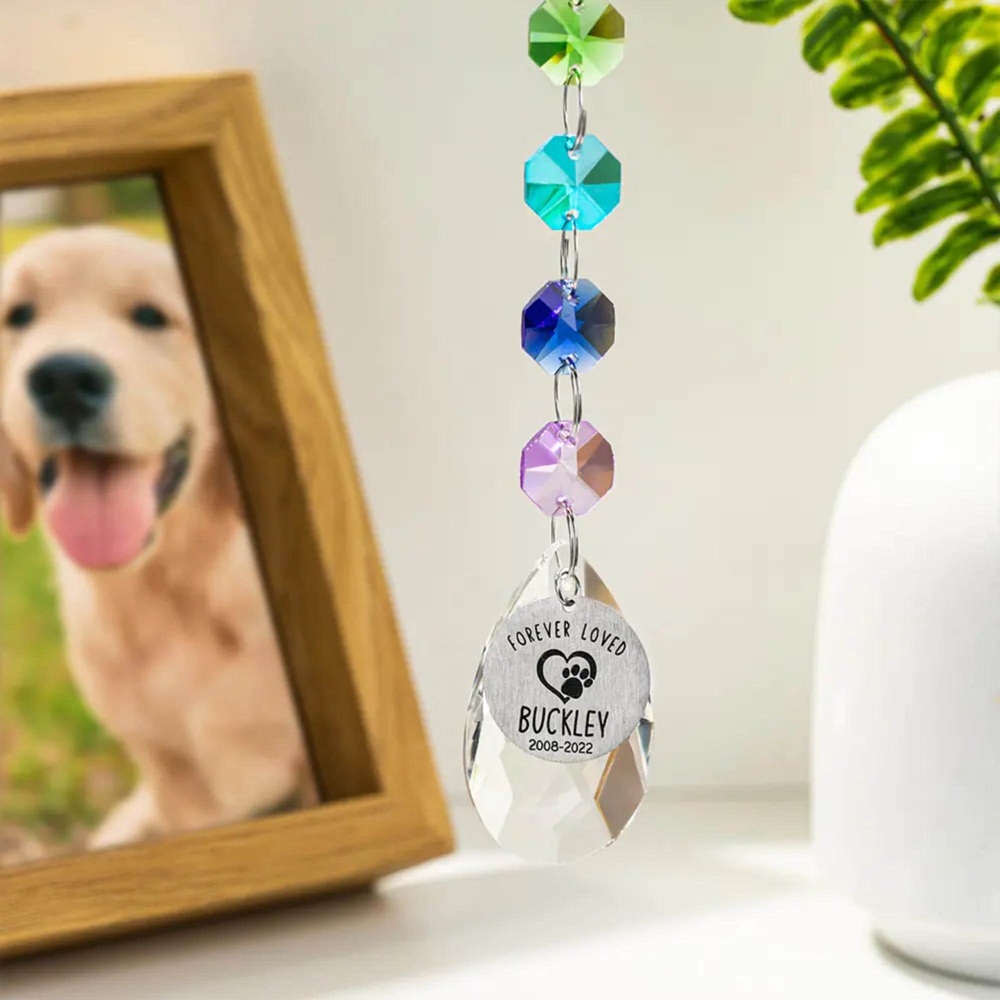 Personalized Pet Loss Suncatcher