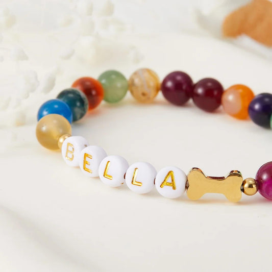 Pet Name Friendship Beaded Bracelet