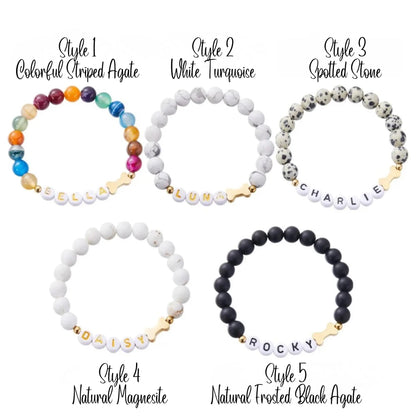 Pet Name Friendship Beaded Bracelet