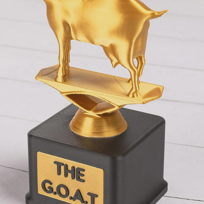 Personalized Funny GOAT Trophy