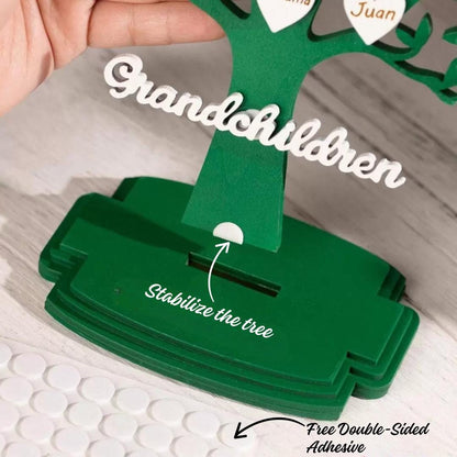 Personalized 1-20 Names Wooden Family Tree with Custom Names