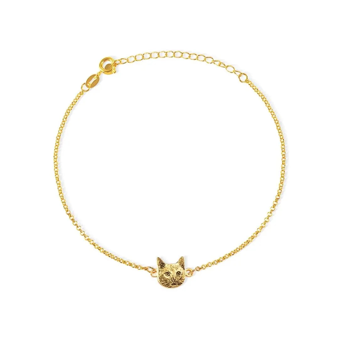 Pet Portrait Bracelet with Custom Names