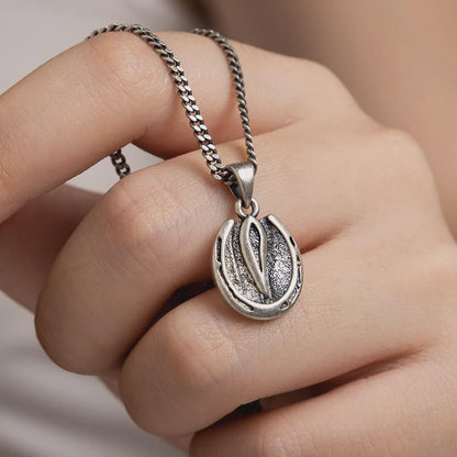 Custom Horse Hoof Pendant Necklace