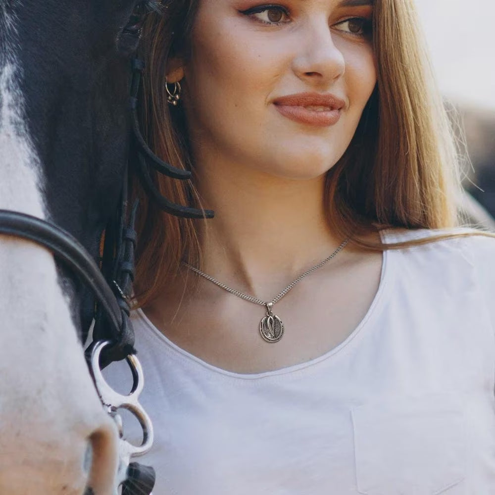 Custom Horse Hoof Pendant Necklace