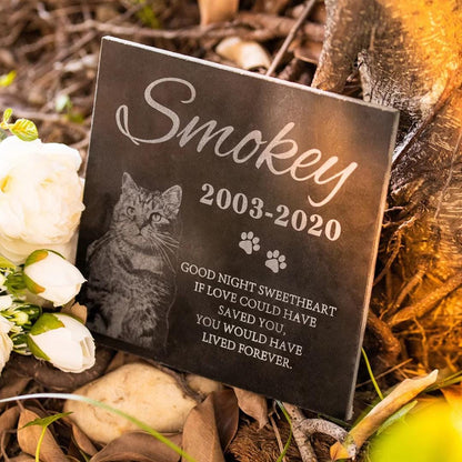 Personalized Pet Memorial Tombstone