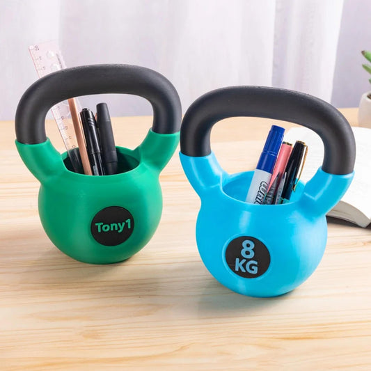 Personalized Kettlebell Pencil Holder