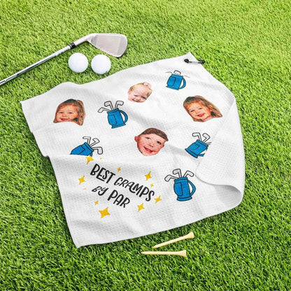 Custom Photo Golf Towel with Face