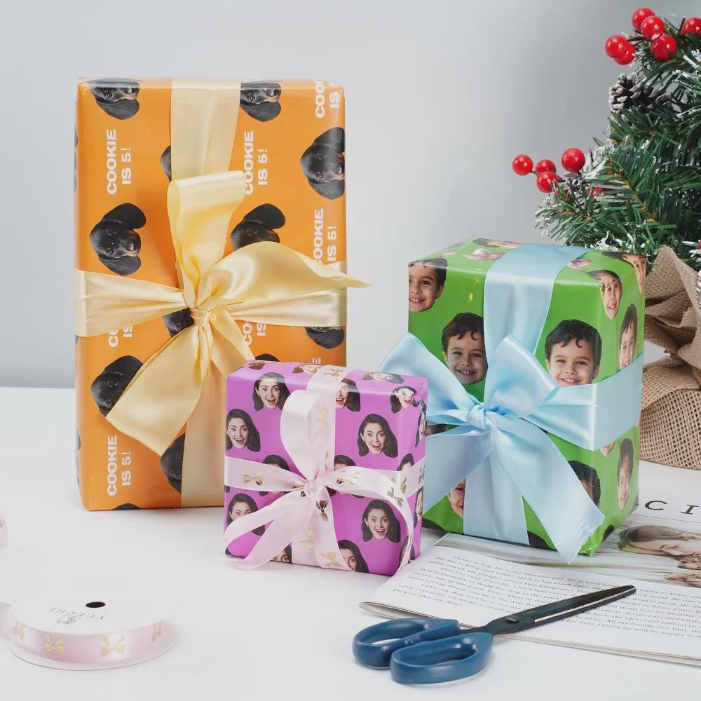 Personalized Face Photo Wrapping Paper
