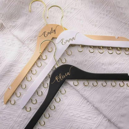 Customized Wooden Jewelry Hanger with Hooks