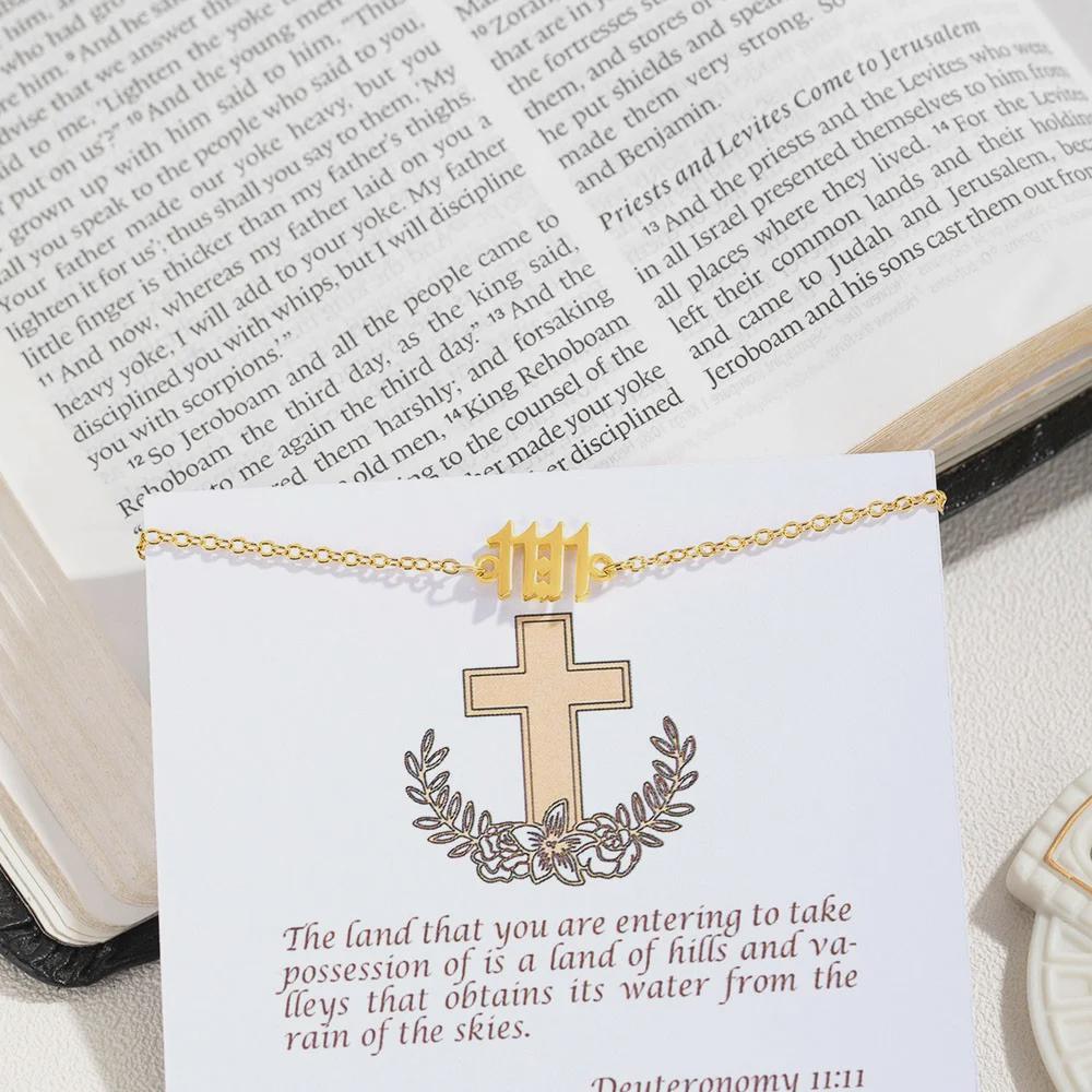 Personalized Bible Verse Number Bracelet