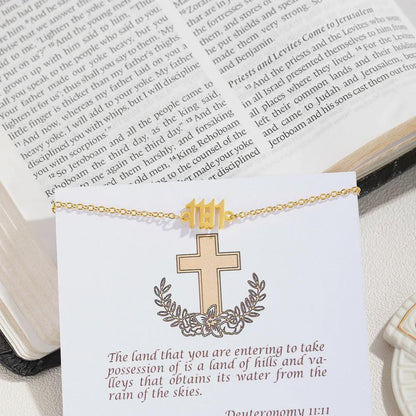 Personalized Bible Verse Number Bracelet