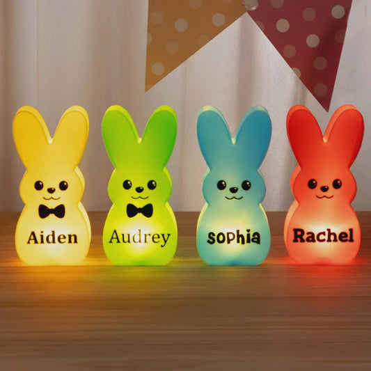 Custom Easter Bunny LED Light with Name