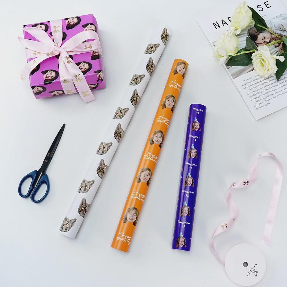 Personalized Face Photo Wrapping Paper
