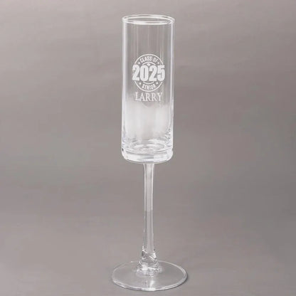Personalized Graduation Champagne Flute with Name
