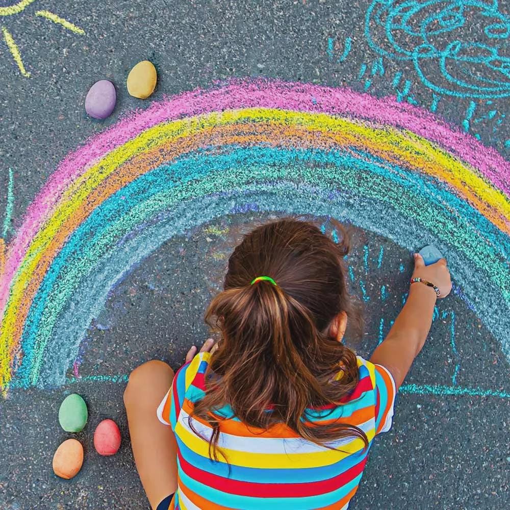 Custom Easter Bunny Egg Carton with Chalk Eggs