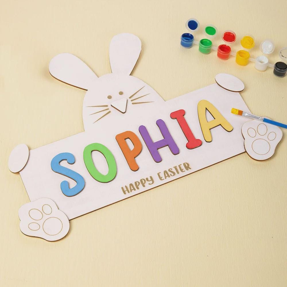 Custom Easter Bunny DIY Painting Kit