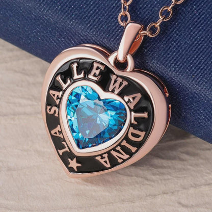 Personalized Graduation Necklace with Birthstone
