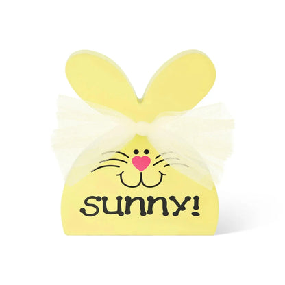 Personalized Easter Bunny Wooden Ornament