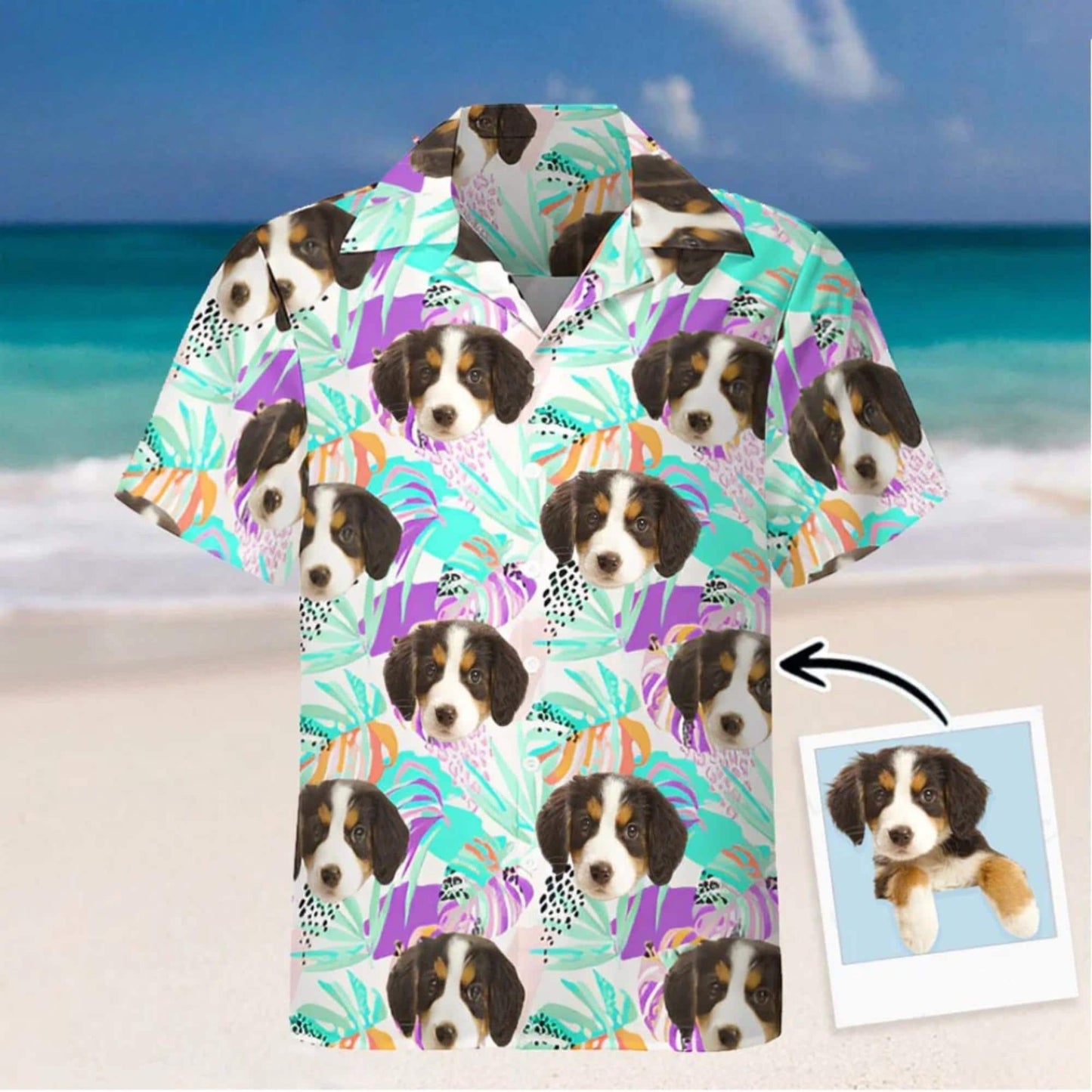 Custom Funny Portrait Photo Hawaiian Shirt