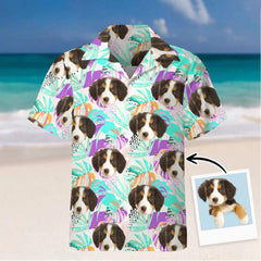 Personalisiertes lustiges Porträtfoto Hawaiihemd