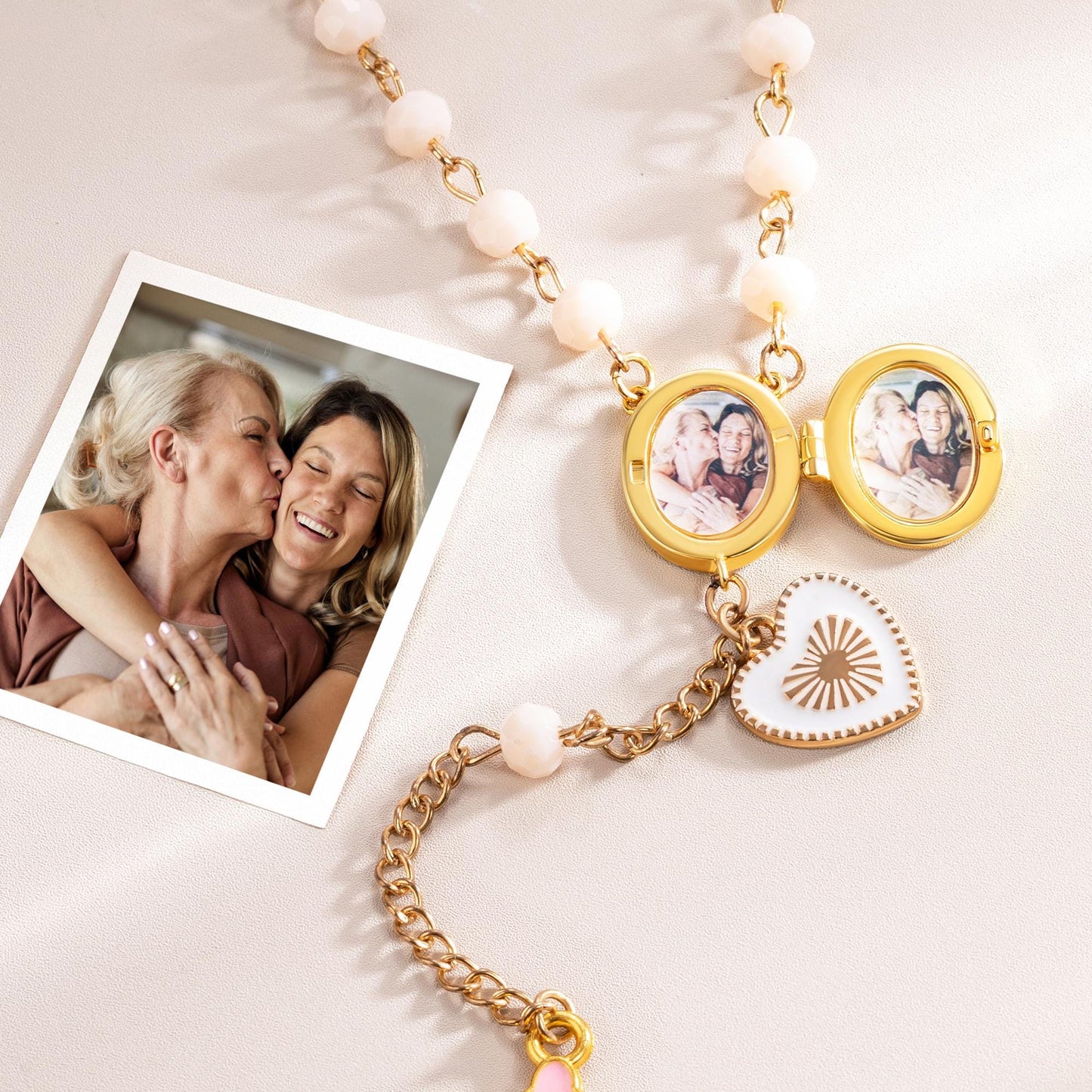 Custom Cross Steering Wheel Rosary Charm