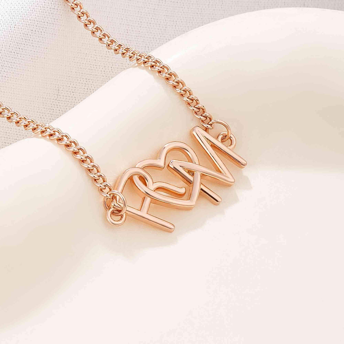 Double Interlocking Initials Bracelet with Heart or Paw