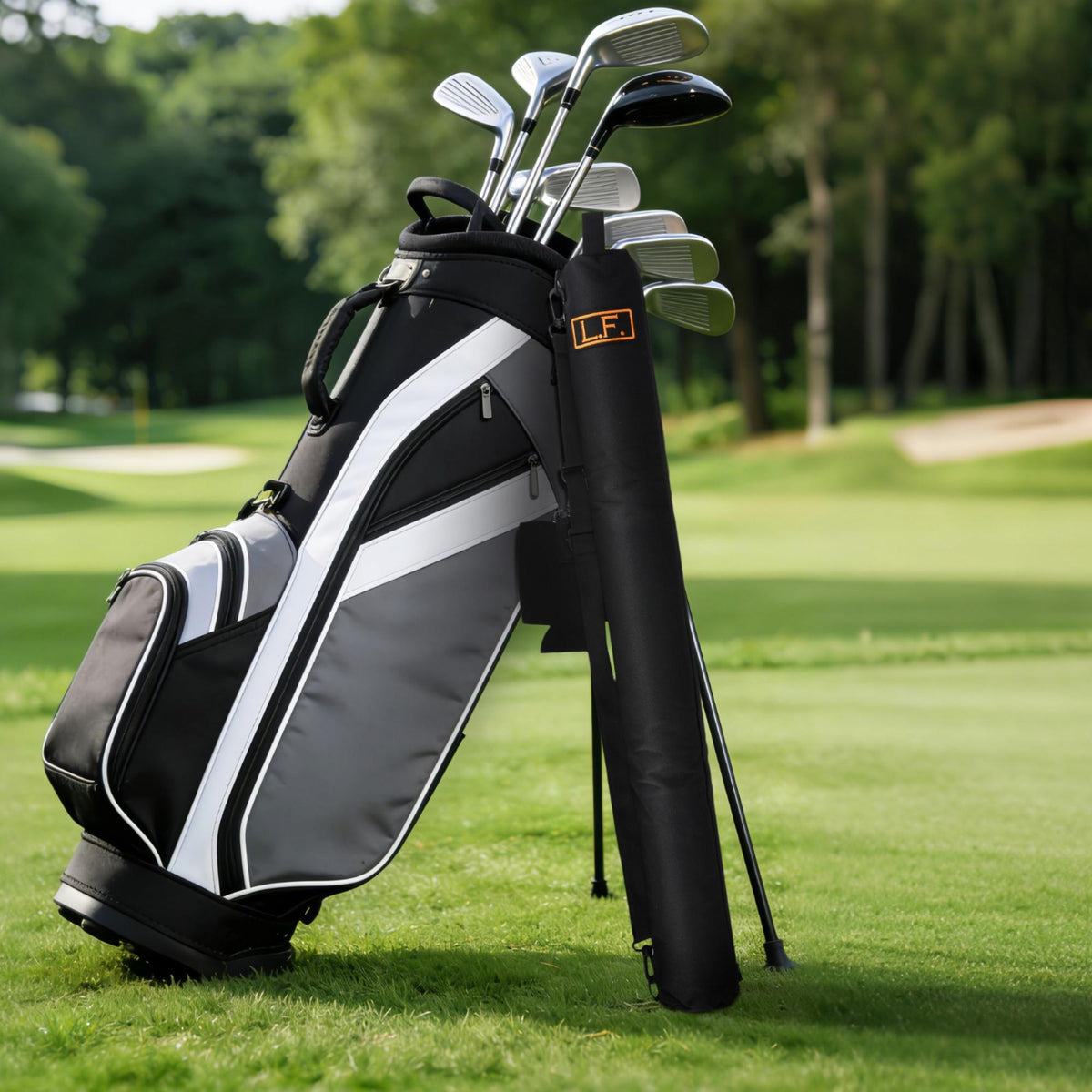 Custom Name Golf Beer Sleeve Can Cooler Bag