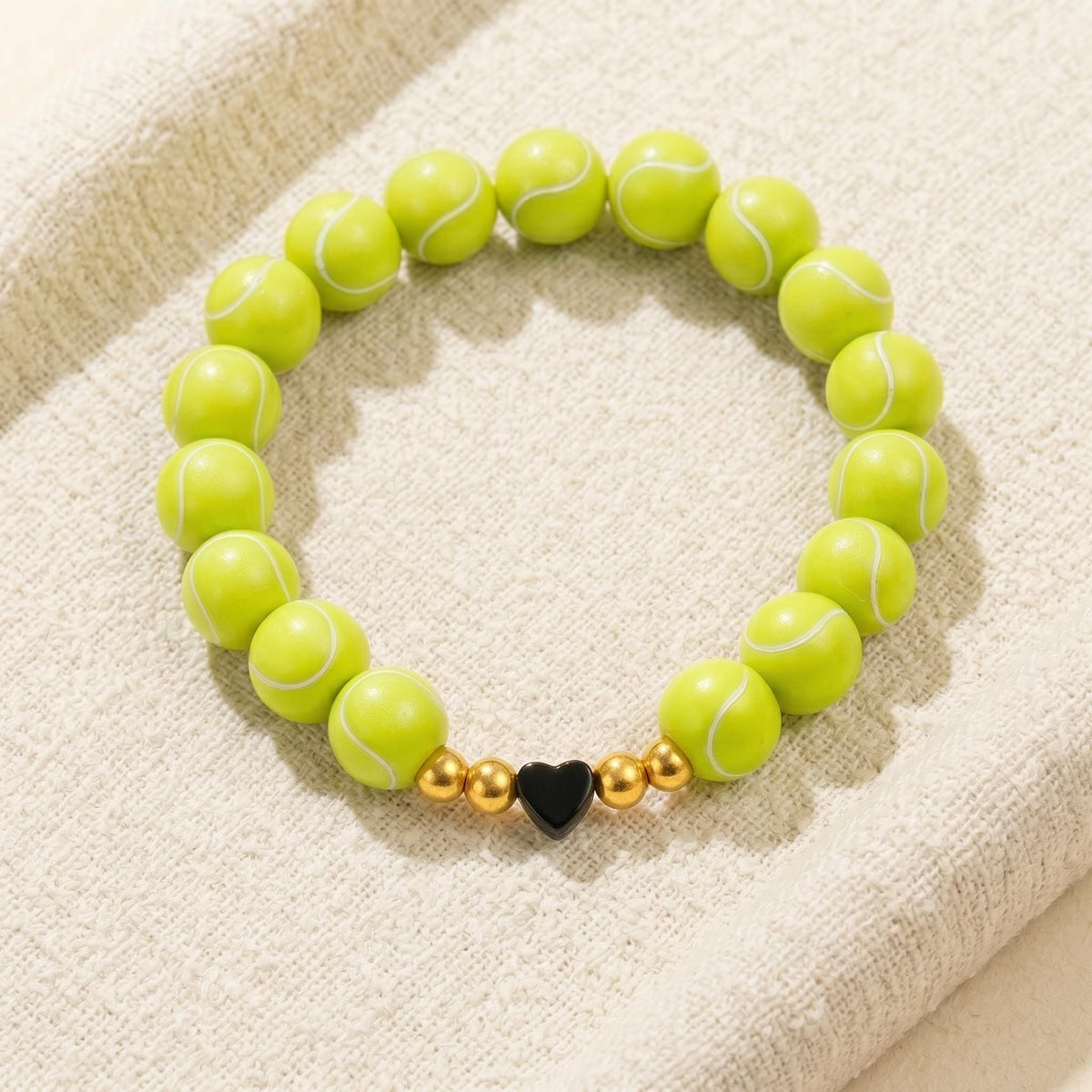 Set of 3 Personalized Tennis Ball Bracelets