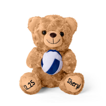 Custom Name Sports Teddy Bear Plush