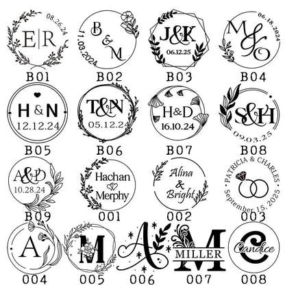 Custom Logo Wax Seal Stickers