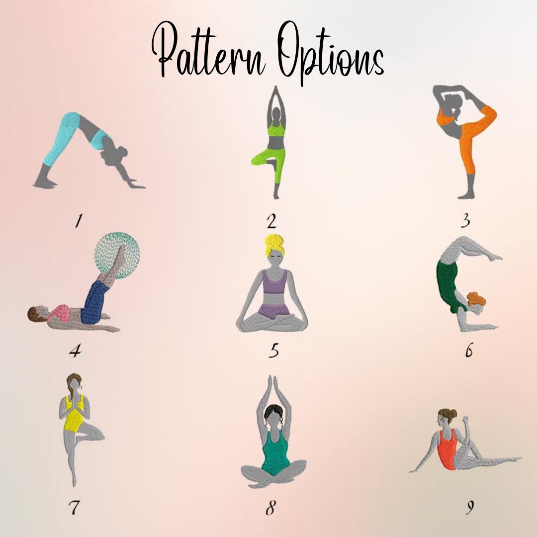 Custom Name Embroidered Ruffle Pilates Socks