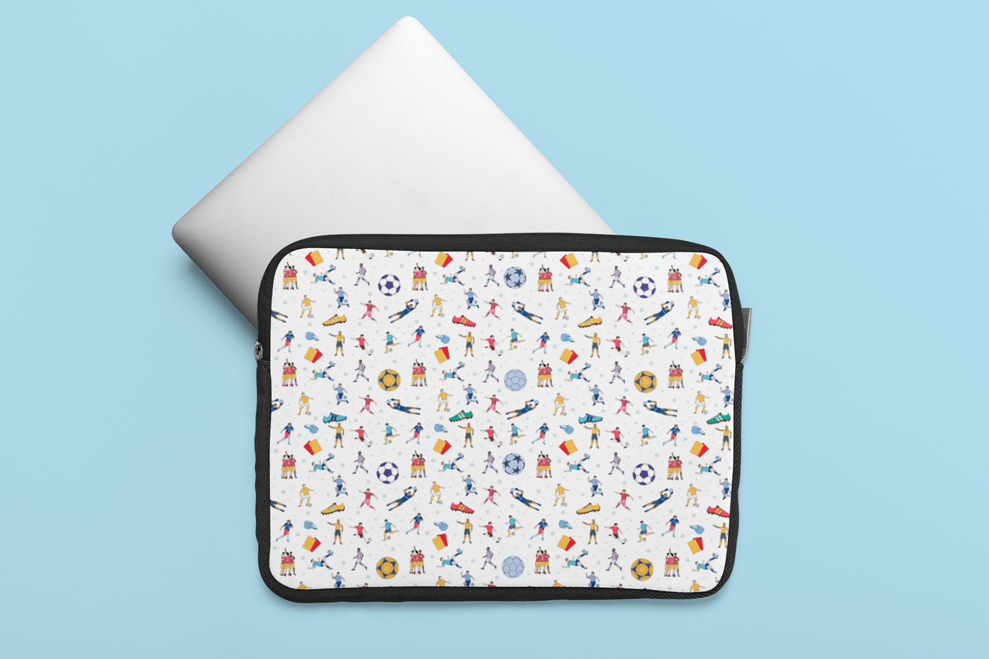 Football Soccer Print Laptop Sleeve Cover