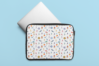 Football Soccer Print Laptop Sleeve Cover
