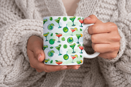 Margarita Drinks Print 11oz Ceramic Mug