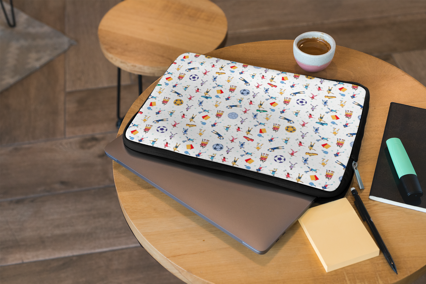 Football Soccer Print Laptop Sleeve Cover
