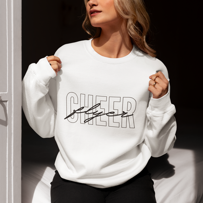 Cheer Flyer Sweatshirt and T-Shirt for Cheerleaders