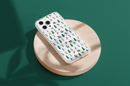 Winter Ski Landscape Print Phone Case