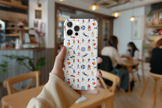 Football Soocer Themed Print Phone Case