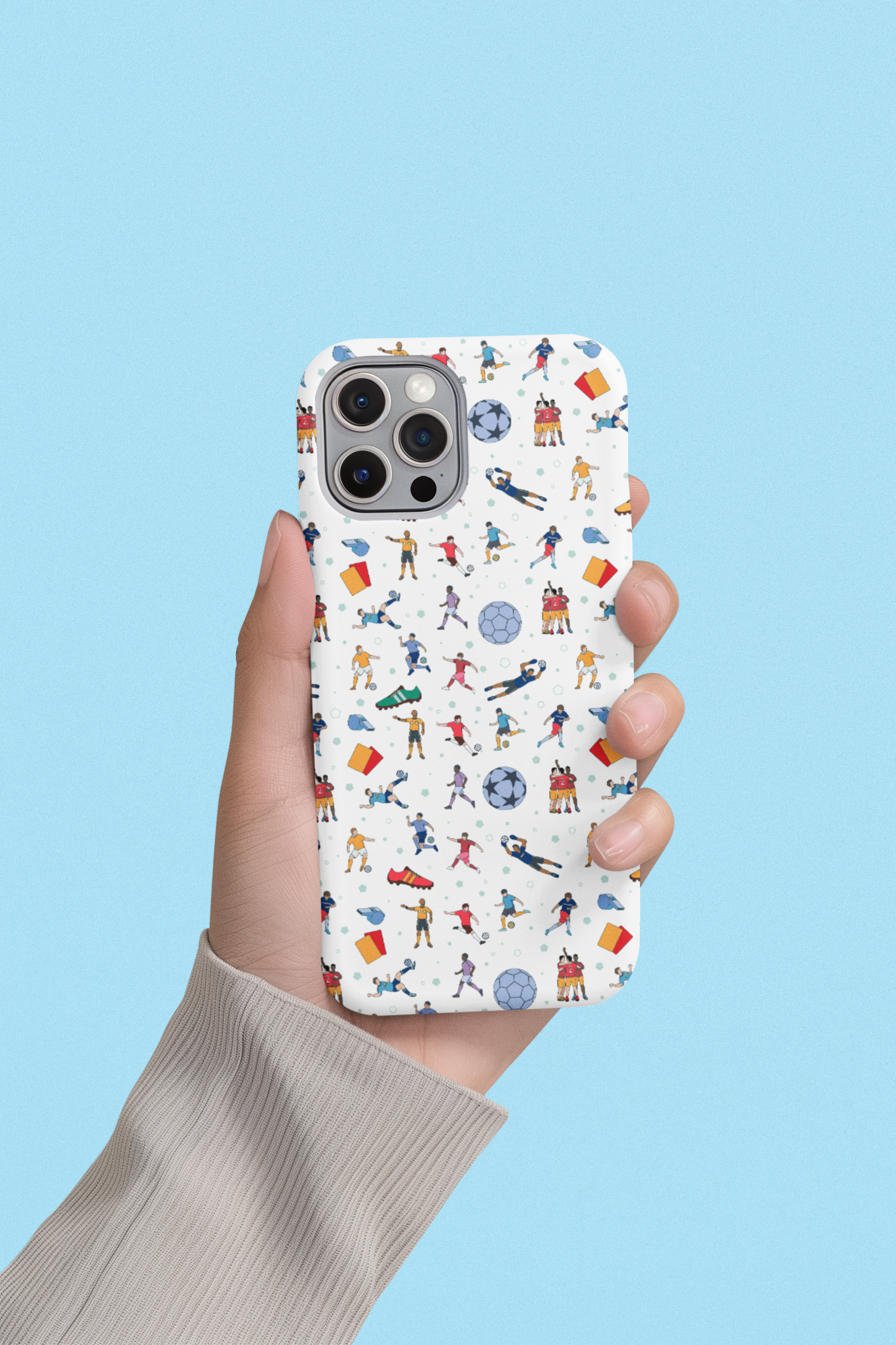 Football Soocer Themed Print Phone Case