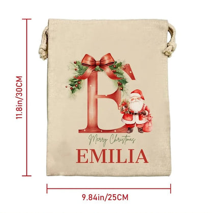 Personalized Christmas Treat Gift Bag
